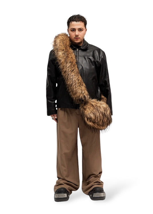 THE FUR OVERSIZED CROSSBODY BAG