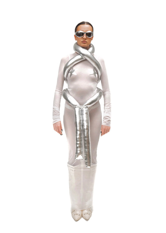 THE STARGAZER DRESS - WHITE