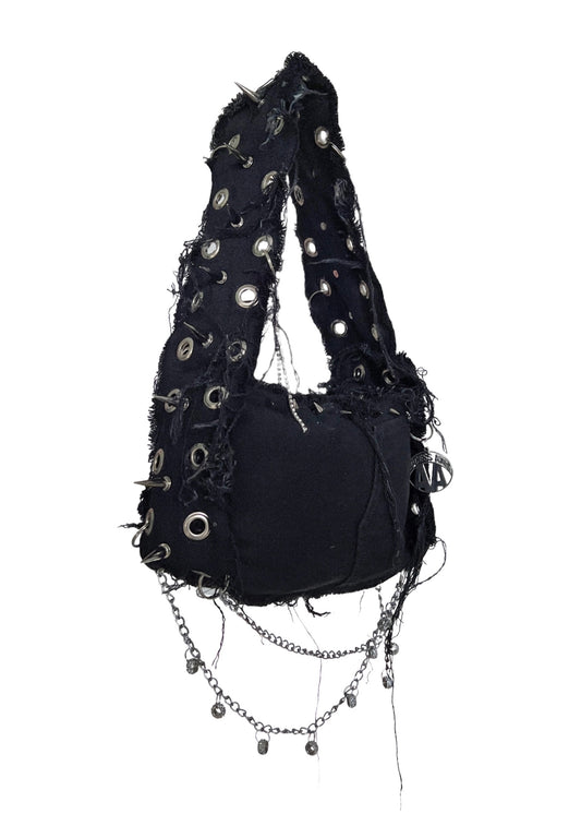 THE DECORATED DENIM SHOULDER BAG