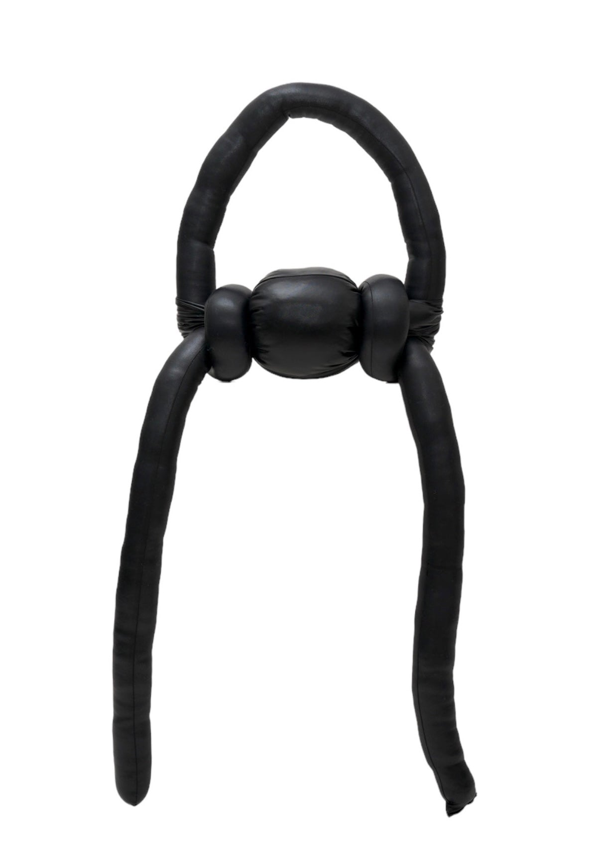 THE INFLATED SHOULDER BAG - BLACK