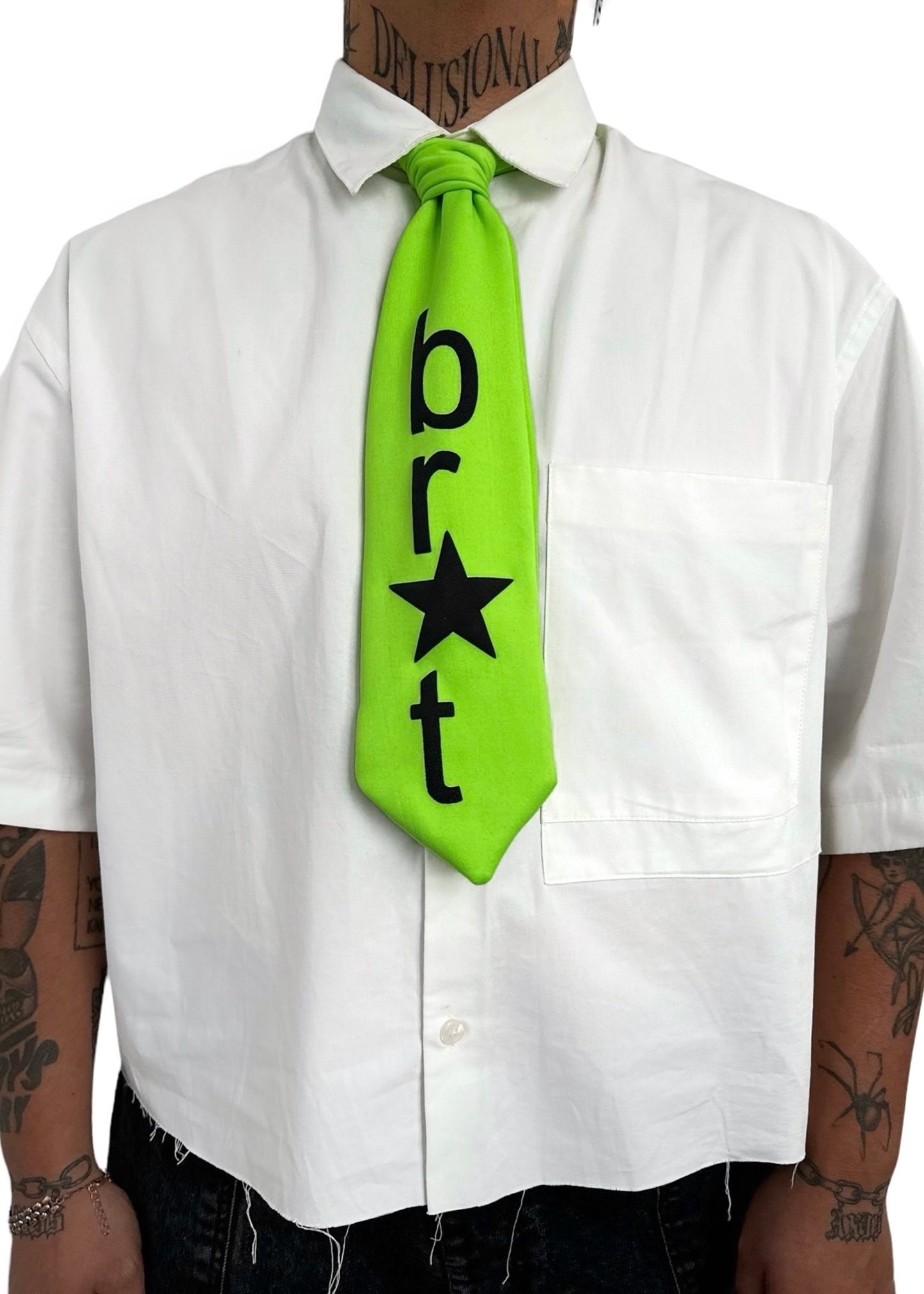 THE PUFF PRINT BRAT TIE