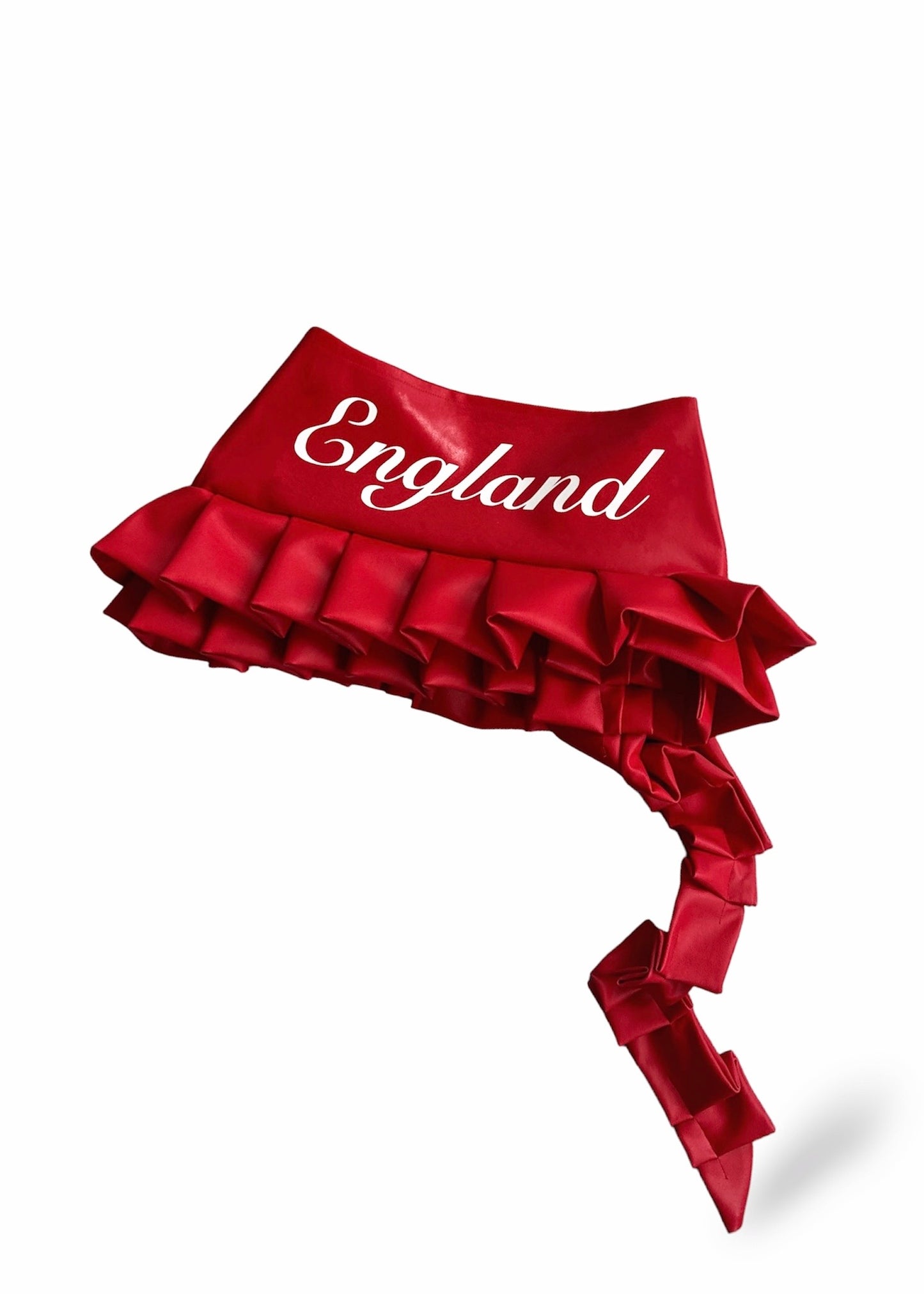 THE “ENGLAND” FAUX LEATHER MINI SKIRT