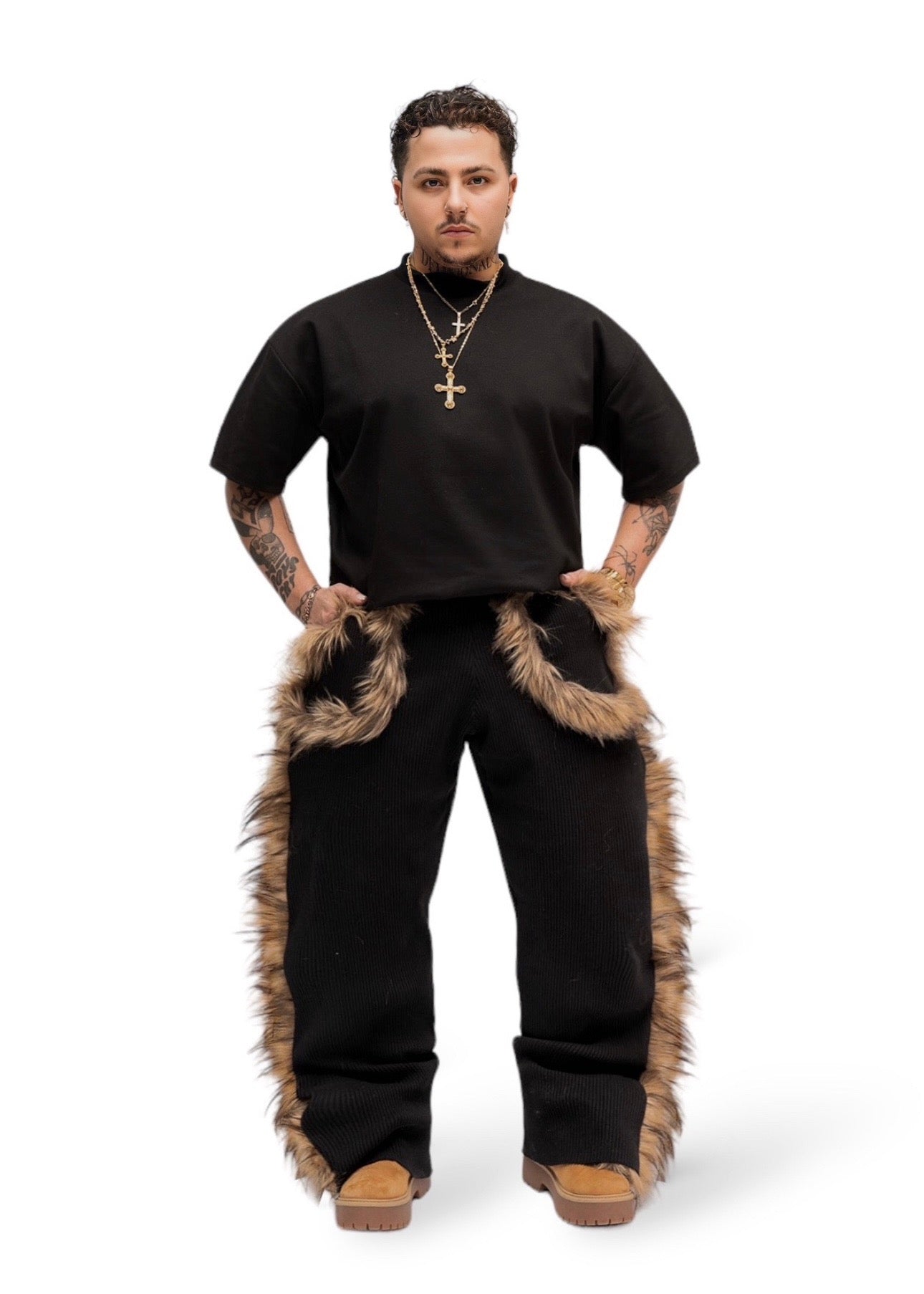 THE FUR SWEATPANTS