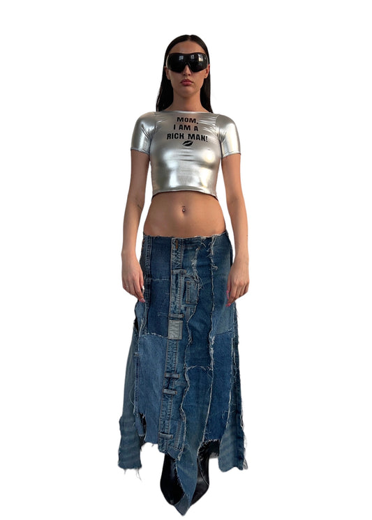 THE DENIM MAXI SKIRT